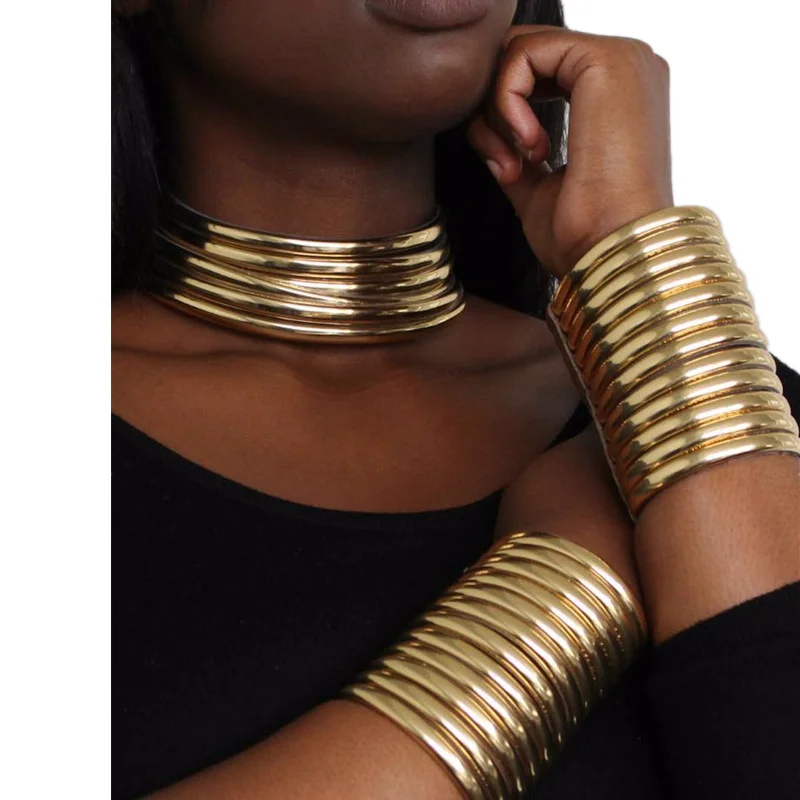 Модные ювелирные изделия африканская мода многокольцевой кожаный браслет