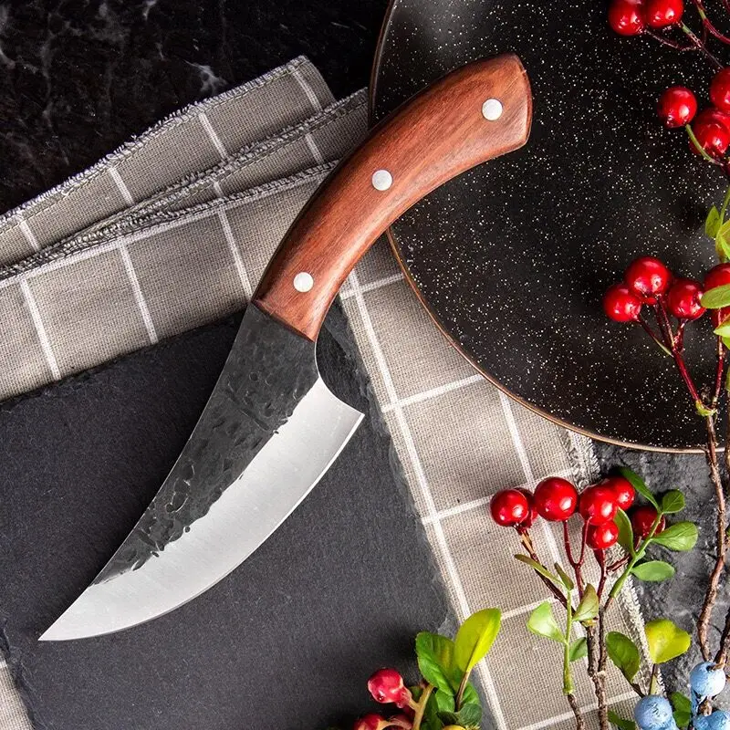 Кухонный нож из нержавеющей стали антипригарный острый Кливер рыба овощи