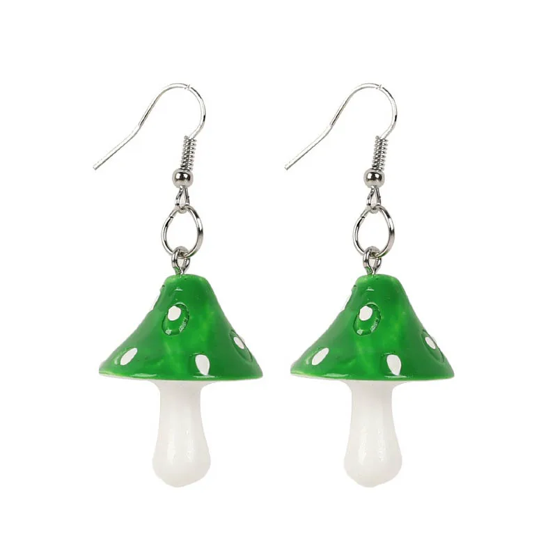 

Hot Sale 1Pair Mushroom Drop Earring Graceful Exquesite Environmental Beautiful Unique Party Acrylic Dangle earrings