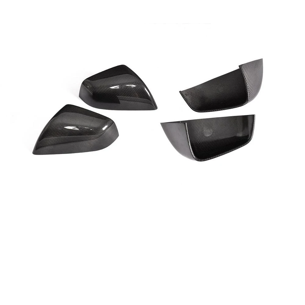 Dry Carbon Car Mirror Cover Caps for Tesla Model X Side Cap Shell Add-On Style | Автомобили и мотоциклы