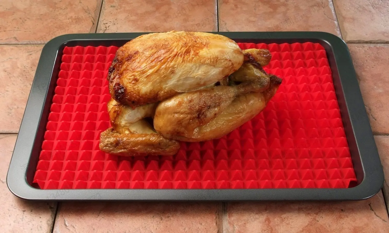 Многофункциональный мясо площадка для силиконовый коврик барбекю пирамида пан