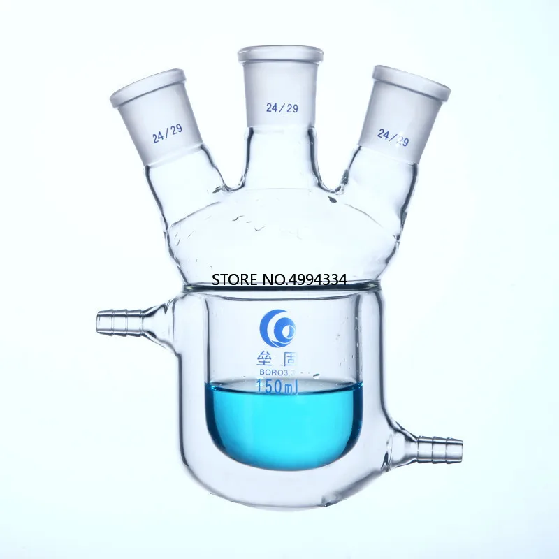 Реакционная колба с двойным слоем стекла для реактора 250 500 1000 мл 1 шт.| |