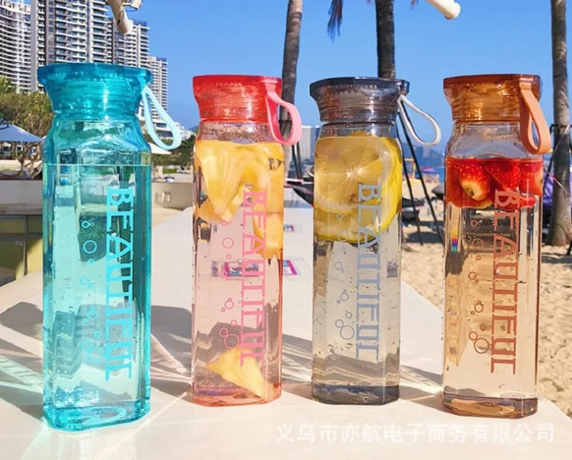 Герметичная пластиковая бутылка для воды без бисфенола А Высококачественная