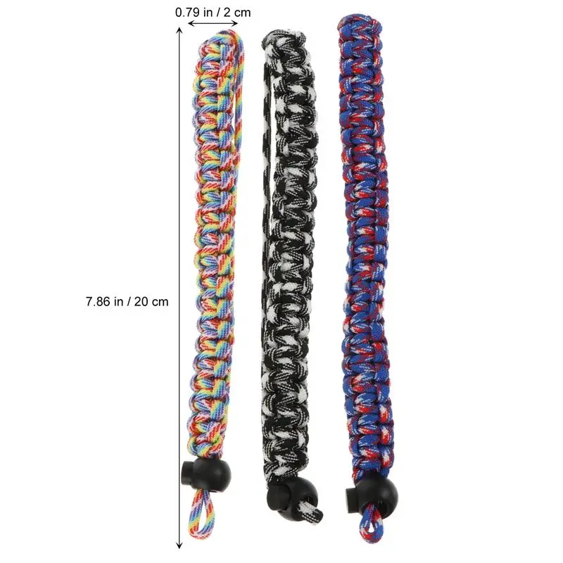 

3Pcs Multi-function Lanyard Universal Camera Wrist Strap Hand Wristband Ropes