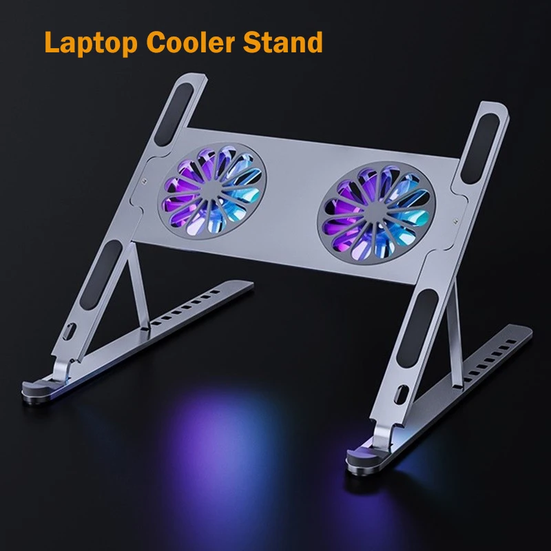 Алюминиевая Регулируемая подставка для ноутбука Macbook компьютера ПК настольная