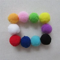 1000 pcs 2 5 cm fluffy pompom mixed color soft pom pom balls for wedding home decoration diy kids toys craft supplies
