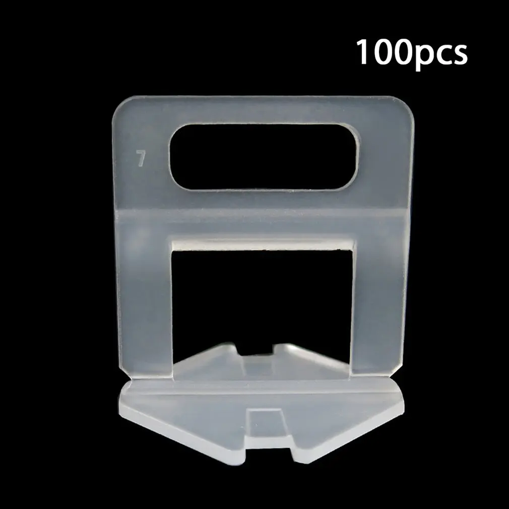 

100Pcs leveling Base Tile Levelling Spacers Flooring Tiling Tool For Suit Household System Floor Tile Kits Assistant Hand Tools