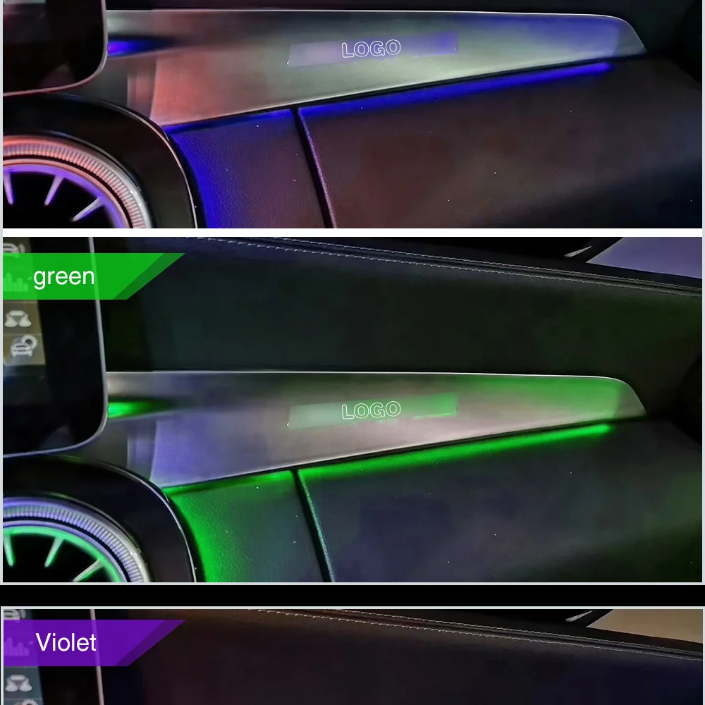 Светильник окружающего света для Mercedes Benz GLC Class Co-Pilot Dashboard спортивный стиль синхронизация атмосфера украшения светодиодный светильник