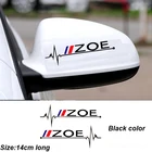 2 шт.лот Автомобильная наклейка на зеркало заднего вида для Renault ZOE автостайлинг