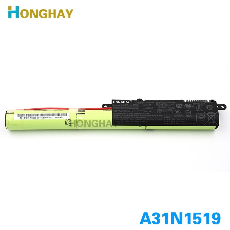 HONGHAY A31N1519 Аккумулятор для ноутбука ASUS R540L X540L X540LA X540LJ X540S X540SA X540SC X540YA X540LA-1A X540LA-1C 3NR19/66I