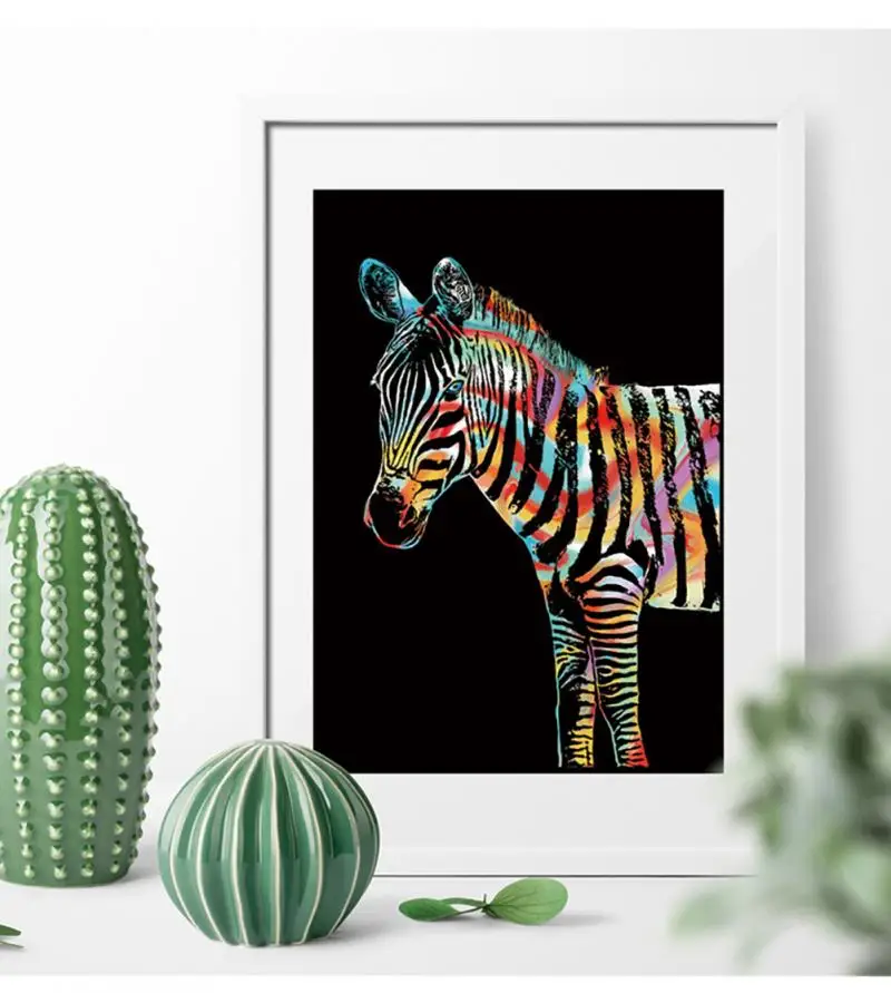 

Творческие животные цветные яркие ослепительные блокноты для набросков бумажные граффити DIY спирали для рисования детская книга для рисов...