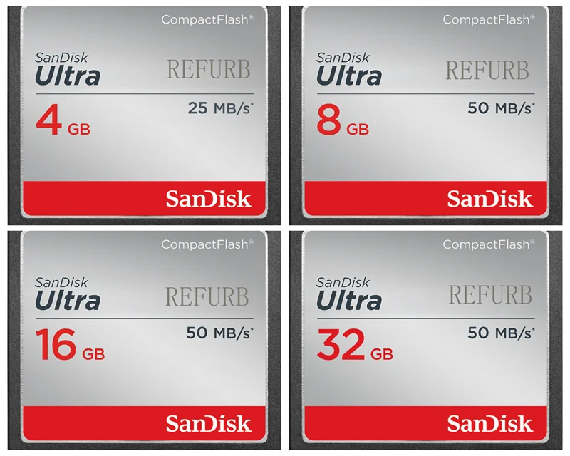 Sandisk 8 ГБ 16 32 CF карта памяти 15-25 МБ/с. сверхкомпактная вспышка для цифровой камеры