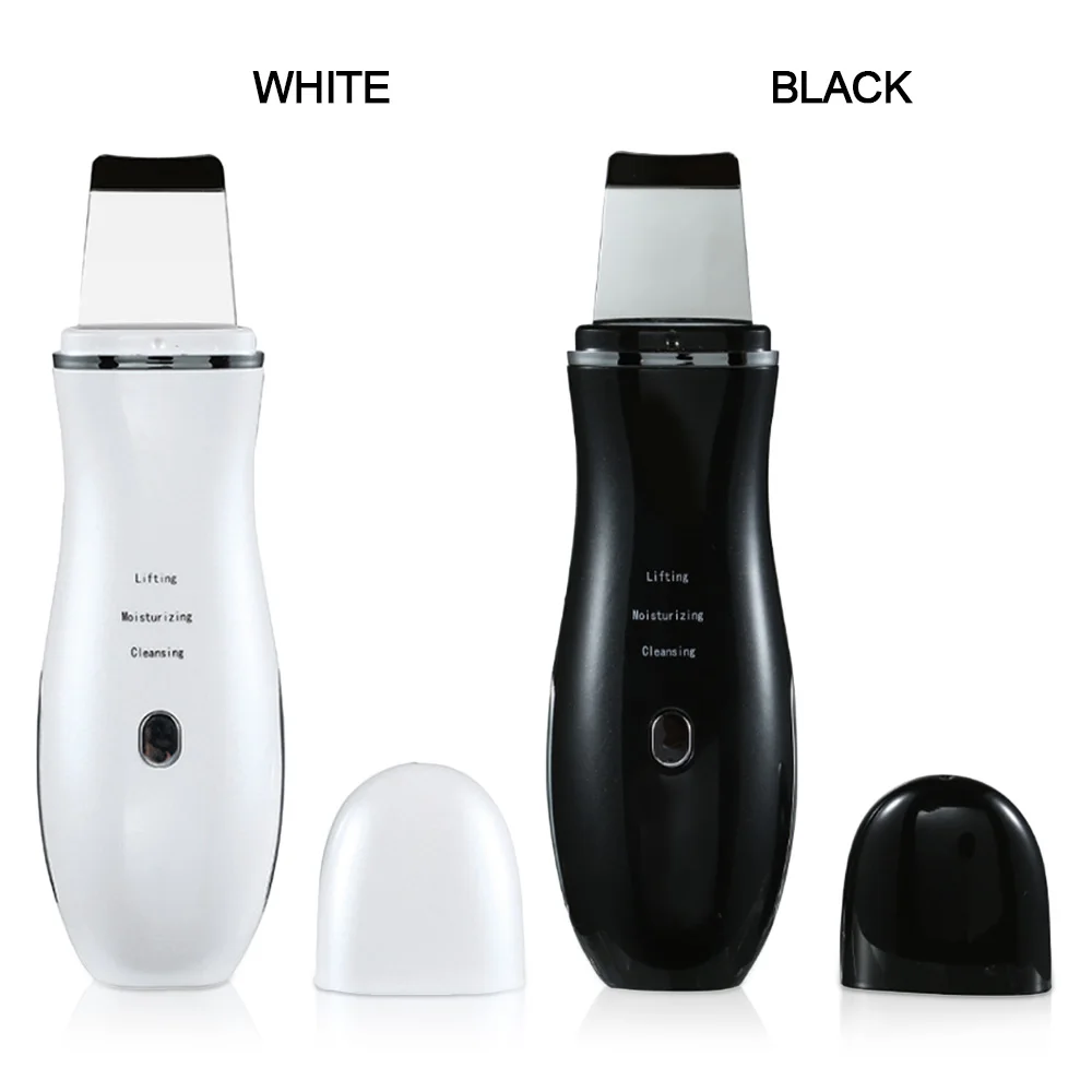 Ультразвуковая ионная Глубокая очистка кожи скруббер пилинг Лопата для лица