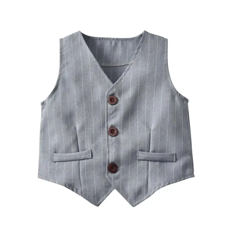 Boys Bow Tie Gentleman Suit Pink Long-sleeved Shirt Vest Trousers Birthday And Party Four-piece Children Clothing High Quality