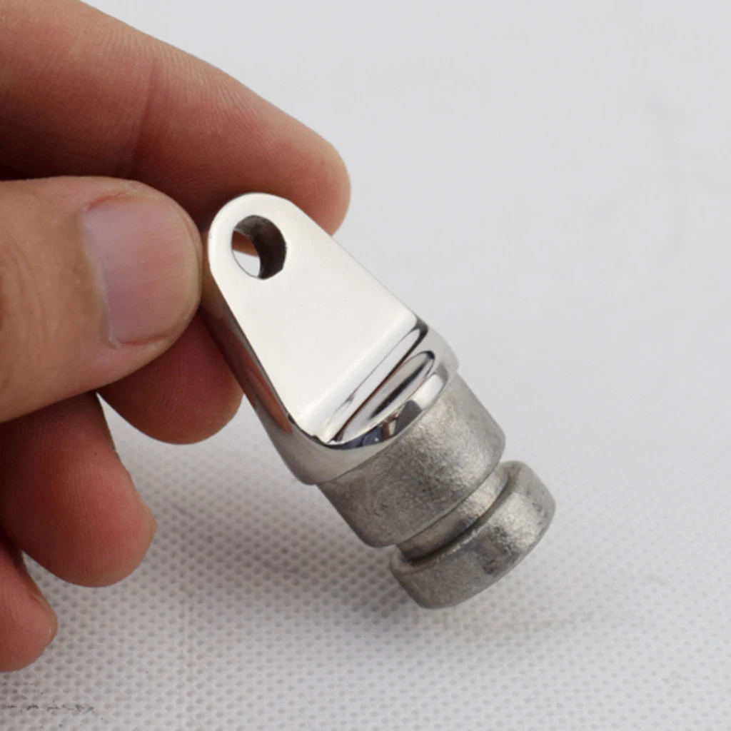 

Bimini-Top Boat End Cap 316 Stainless Steel Eyelet 22mm 7.8 '