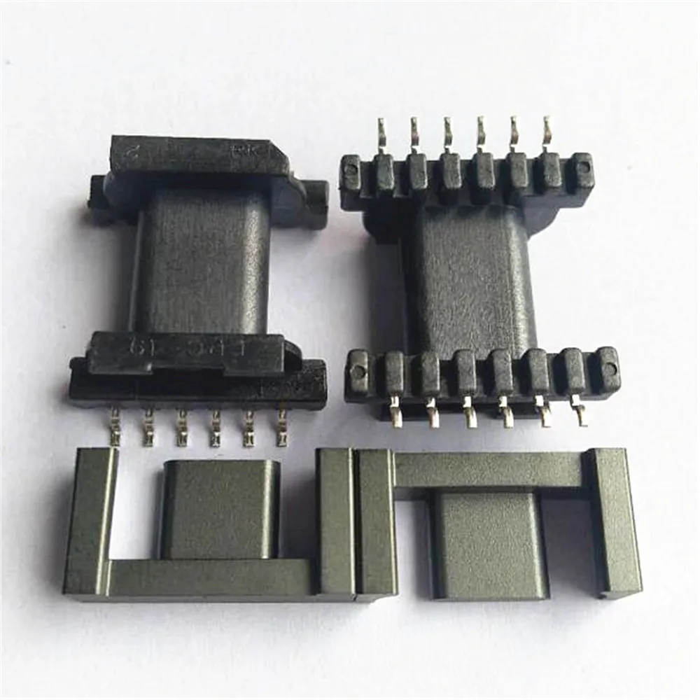 Высокочастотный мягкий сердечник EPC19 и Катушка SMD6 + 6 контактов 20
