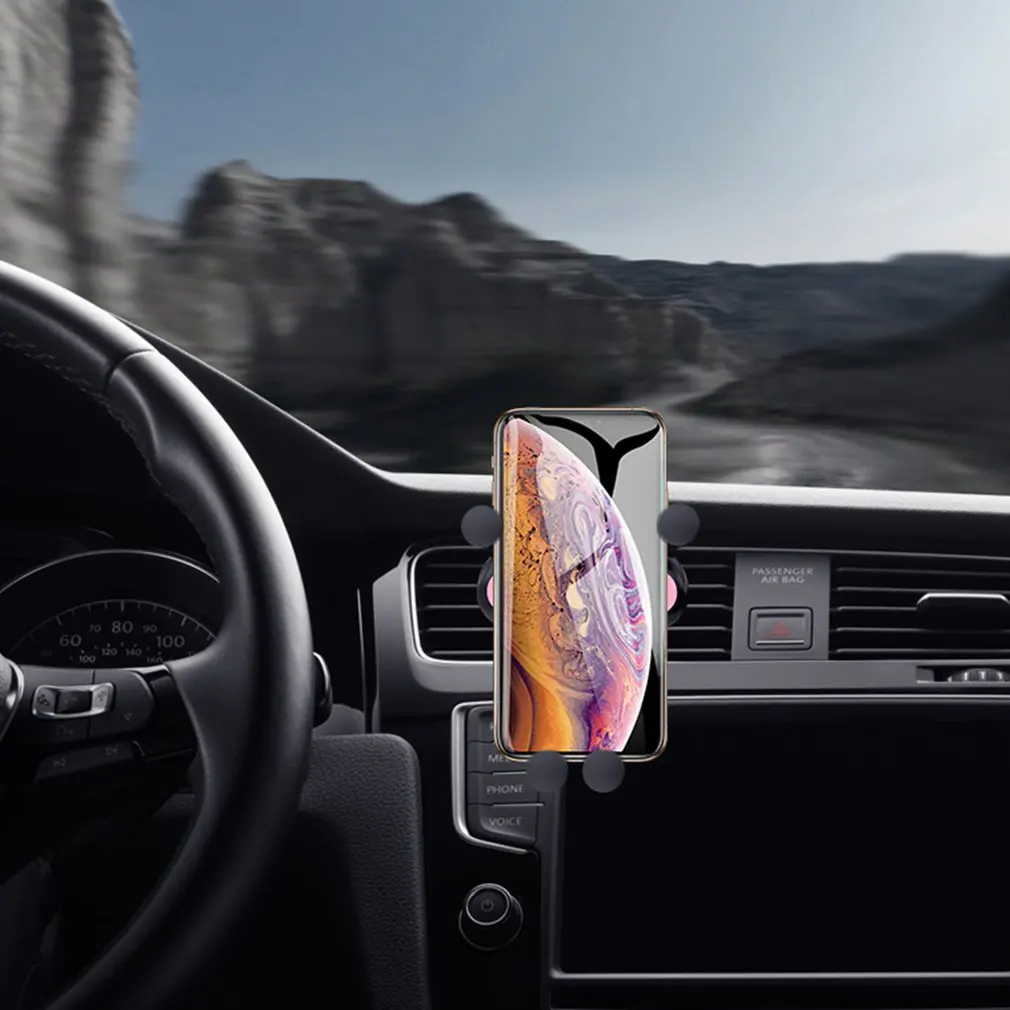 

Invisible Gravity Car Phone Holder Stable Compact And Zero Noise Cute Flat Design Durable Car Phone Holder