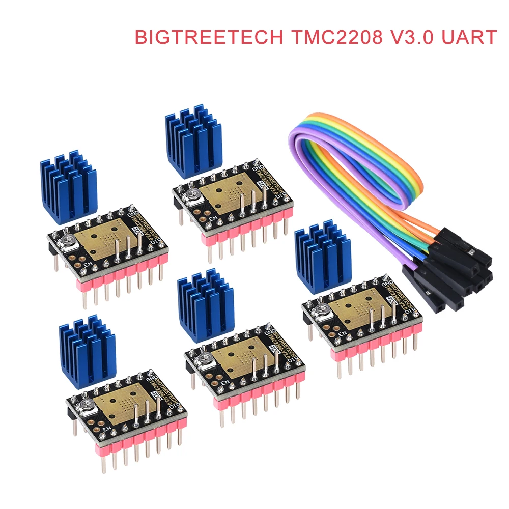 BIGTREETECH SKR V1.3 32 бит 3d принтер плата контроллера с TFT35 V2.0 сенсорный экран TMC2209 TMC2208 UART шаговый двигатель привод