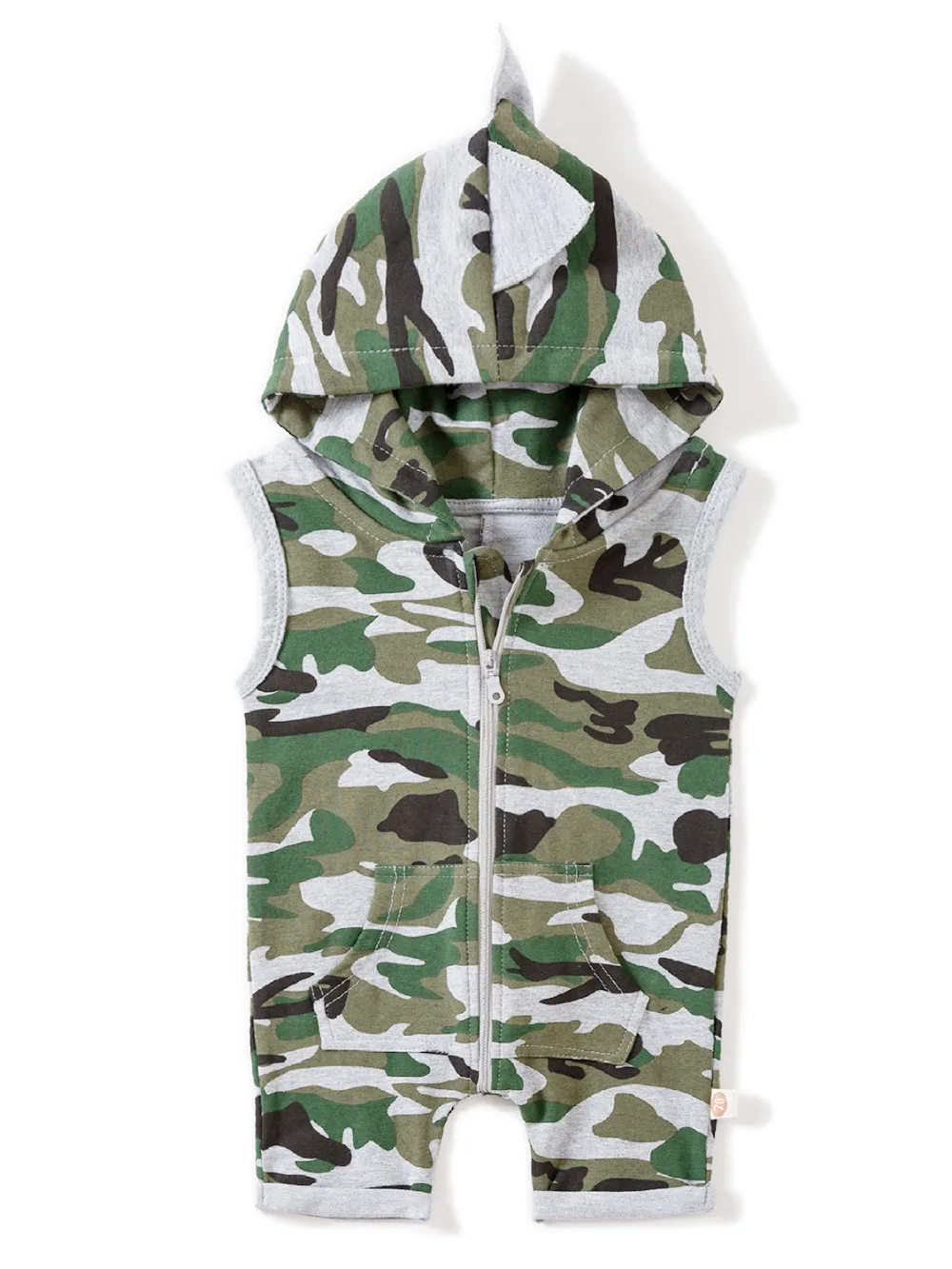 

Baby Dinosaurs Romper Jumpsuits Kids Hoodie Zip Fleeze Outfit, One Piece Playwears for Toddler Girls Boys