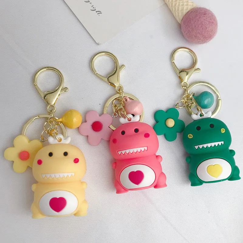 Милый динозавр искусственное пространство женская сумка подвеска колокольчик