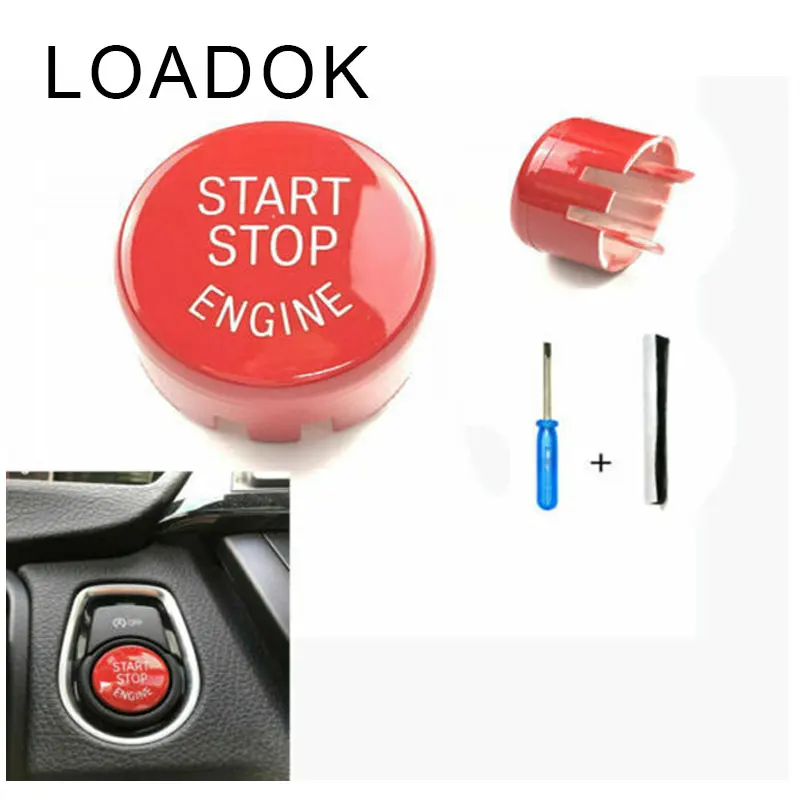 

BMW F30 F10 F34 F15 F25 F48 X1 X3 X4 X5 X6 Car Engine Start Stop Button Red Color Replace Upgrade Car-Styling