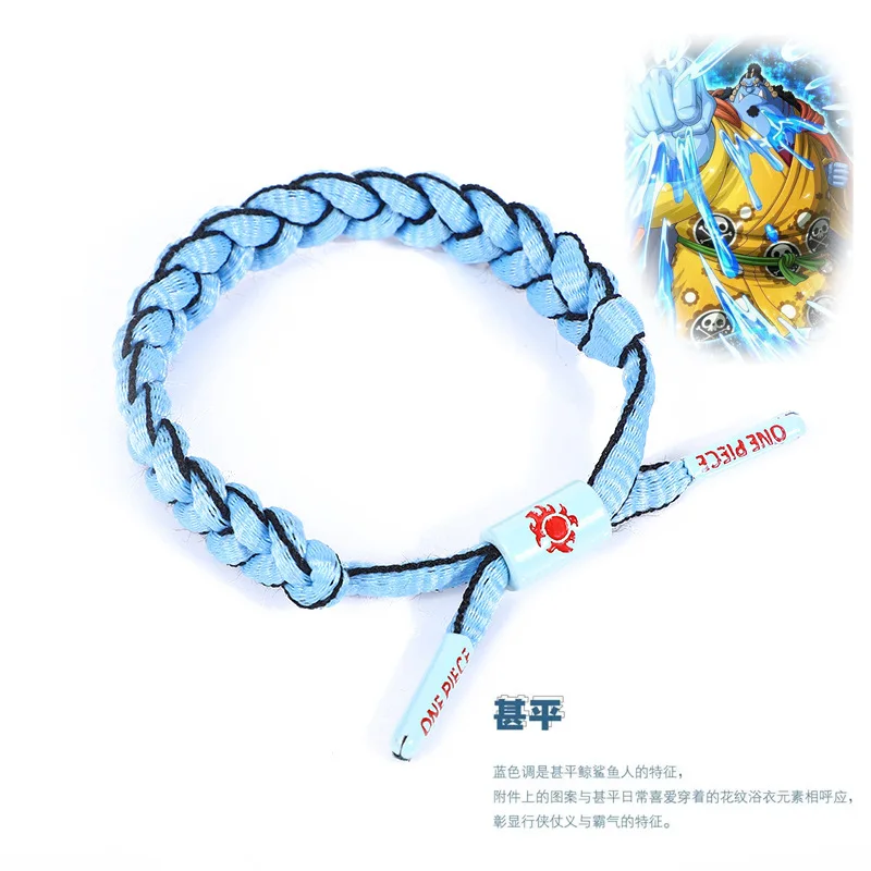 Аниме Браслеты на регулируемых шнурках Roronoa Zoro Luffy Ace для пары