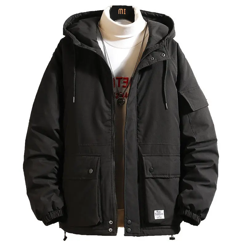 

Men New Filling Cotton Thicken Jacket Autumn And Winter Casual Style Men’s Parkas And Coats