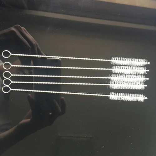 5/10Pcs Stainless Steel Glass Nylon Straw Cleaner Brush Cleaning Drinking Pipe Reusable | Дом и сад