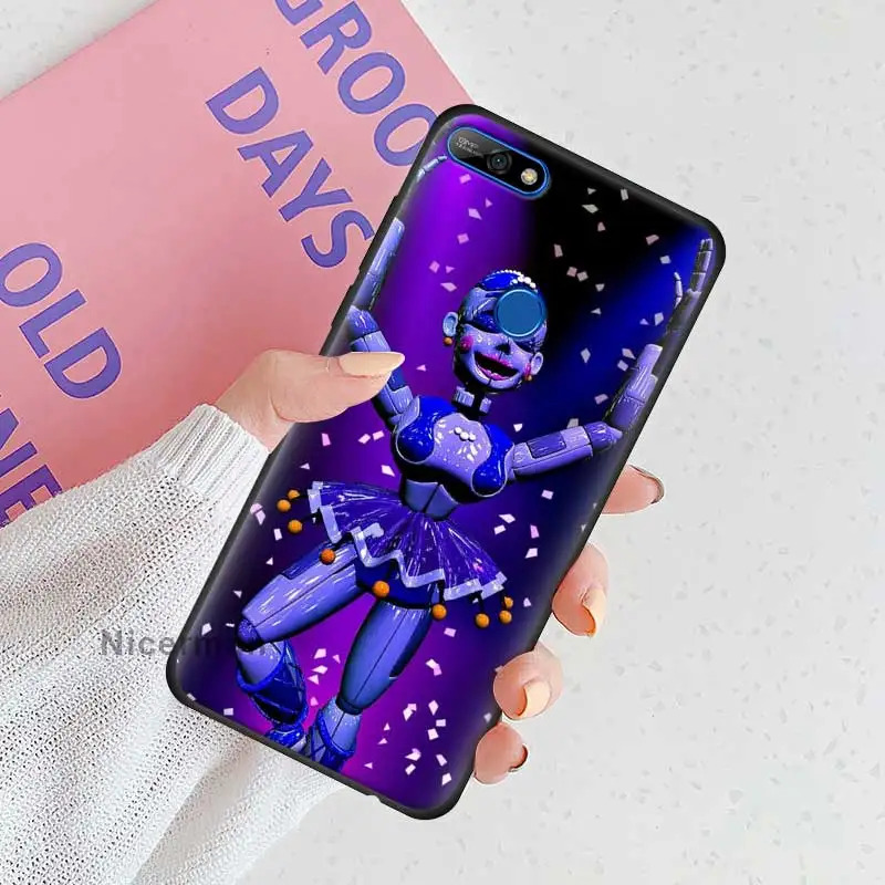 

Five Nights At Freddy's Fnaf Freddy Case for Huawei Honor Y9 Prime 2019 Y7 Y6 Y5 2018 Honor 20S Nova 5T Black Silicone Phone Cov