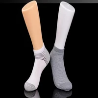 high quality 3022cm plastic color glossy female mannequin foot sock display with base magnetone piece left footm00537g