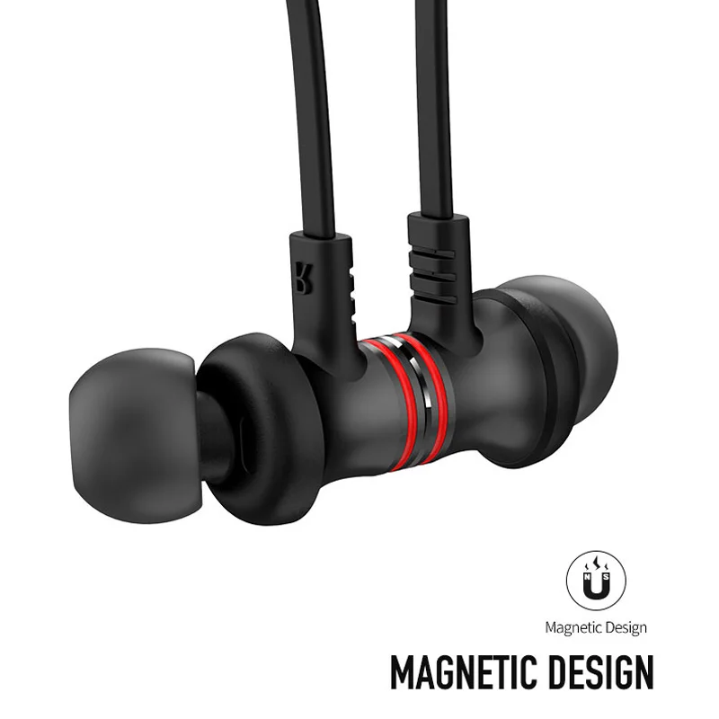 Беспроводные спортивные наушники PRODA магнитные Bluetooth стереогарнитура с