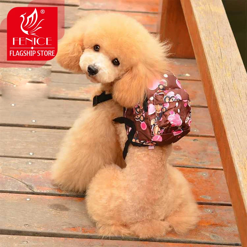 

Fenice Dourable Canvas Backpack For Pet Dog Cat Backpack Travel Pet For Small Dog Multifunction School Bag Cute Pets Supplies