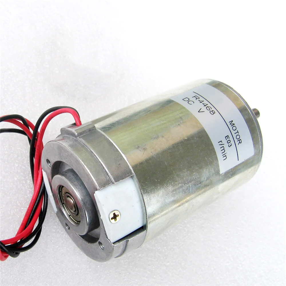 

1pc High Speed 12V 24V 2400RPM 5000RPM Brushed Motor Long Shaft DC Motor for Spun Sugar Machine Repair Parts