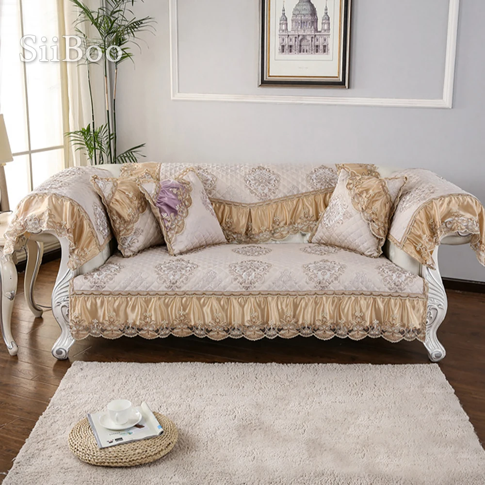 Высококачественные роскошные Нескользящие диванные подушки дышащие льняные