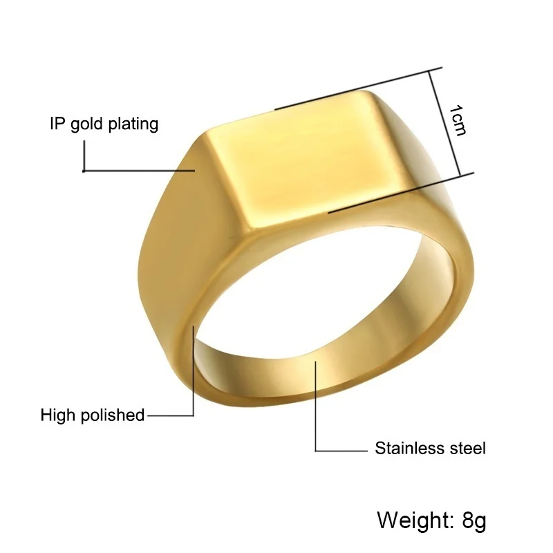 

Fashion Trend Glossy Men's and Women's Birthday Gift Jewelry Rings Anniversary Party Party Jewelry Rings Wholesale