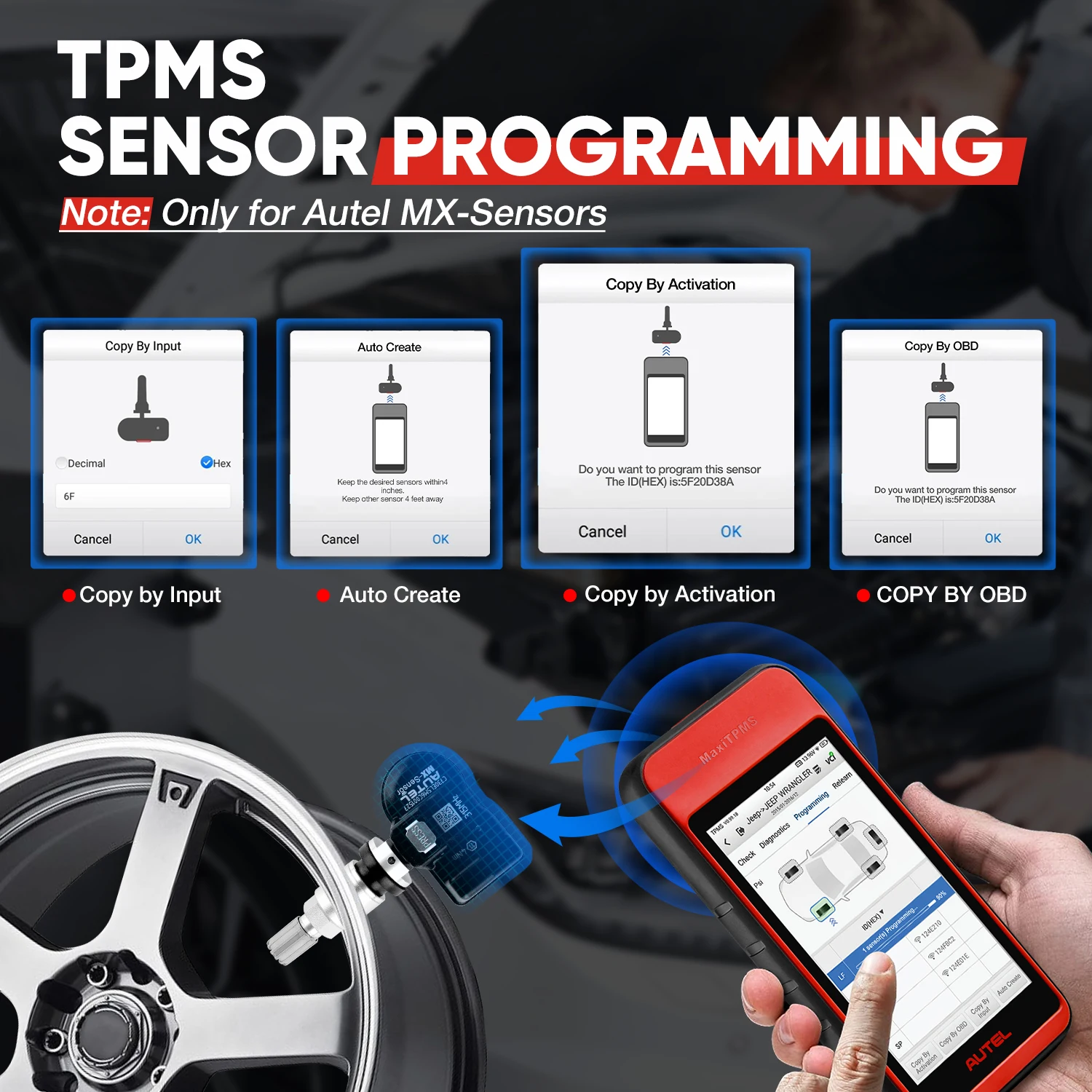 Инструмент программирования Autel MaxiTPMS ITS600E TPMS OBD2 инструмент для TBE200 детектор