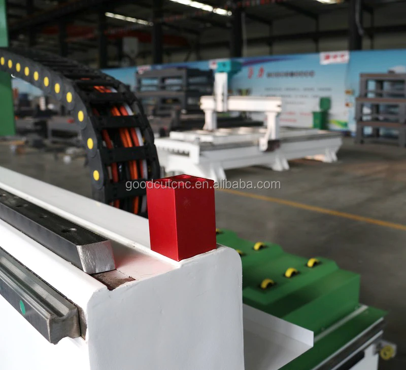 

Wooden Door Furniture Cabinet Pneumatic Multi-Heads 4 Spindles Cnc Machining With ATC change tool
