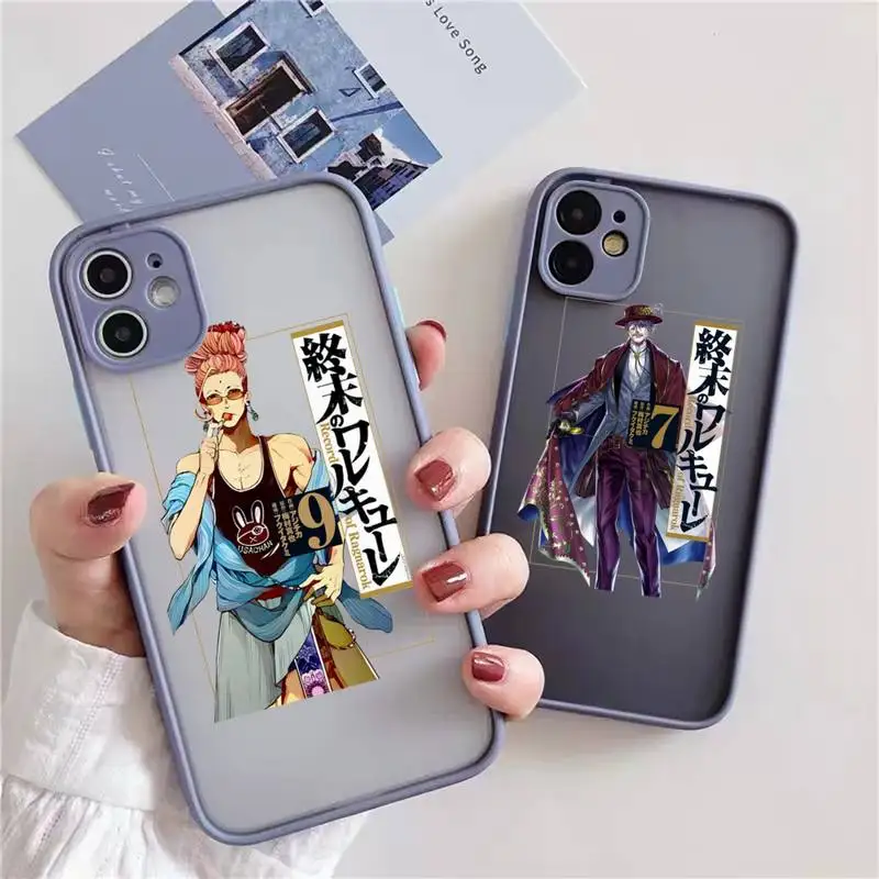 

HIMONBEN Record of Ragnarok Phone Case For iphone 13 12 11 xr xs x 7 8 pro max Light gray Soft TPU Silicone Clear Case Cover