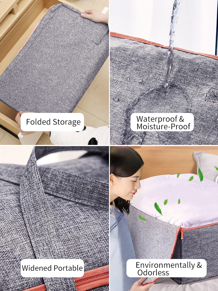 JOYBOS Бытовая сумка для хранения Большая одежда отделка одеяла Сумка