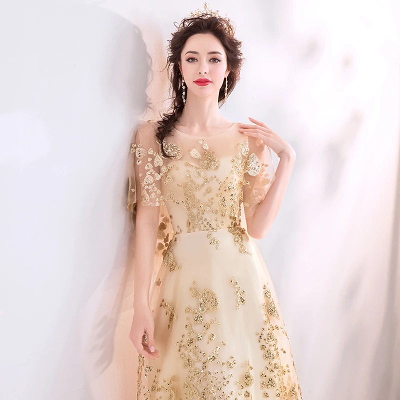 Рисунок 4 - Элегантные золотистые вечерние