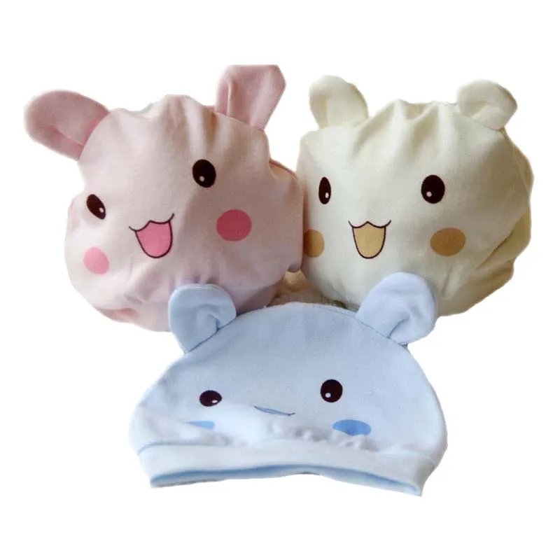 Милая новая яркая мультяшная хлопковая детская шапочка для мальчиков и девочек