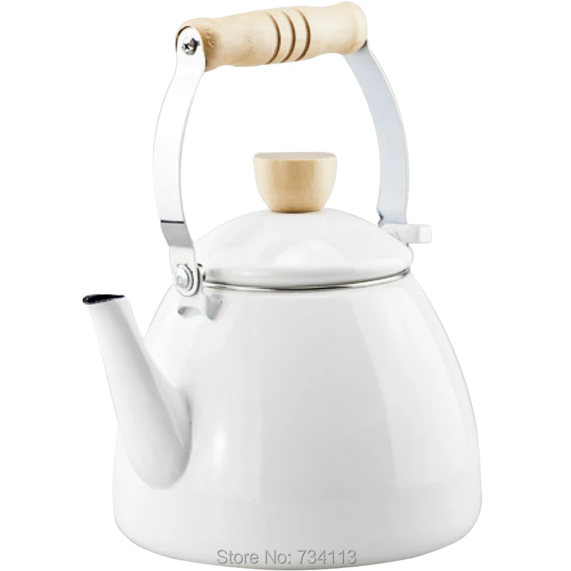 Классическая японская стильная кастрюля эмалированный чайник кофейник