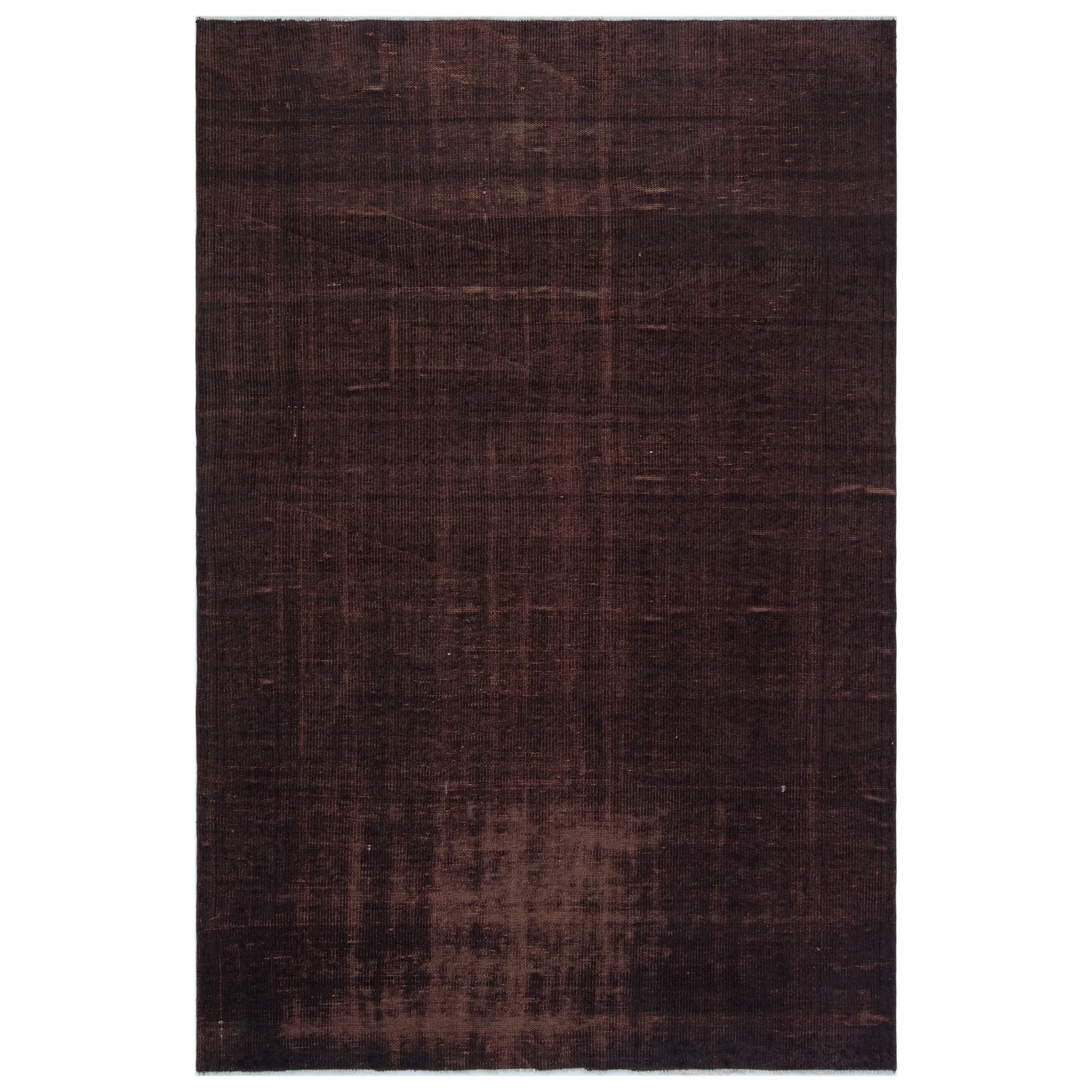 

Brown Real handmade Wool Rug, Unique Area Rug Livingroom Bedroom Kitchen Rug 1351