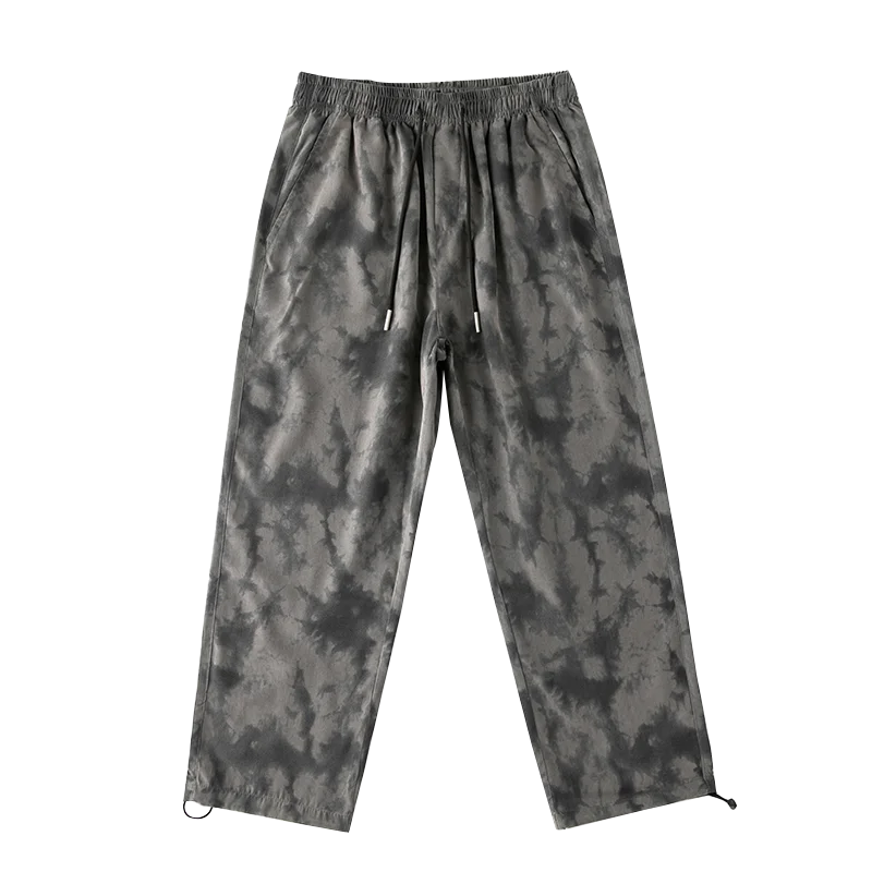 

Hip Hop Tie Dye Pants Men Casual Oversize Retro Pants 2021 Men's Straight Trousers Korean Streetwear Vintage Male Clothing 3XL