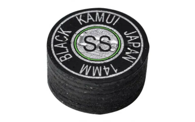 KAMUI наконечники для пула черные SS/S/M/H наконечники для снукера 11 мм/14 мм прочные наконечники аксессуары для бильярда профессиональные девять шариков - Цвет: Black-SS-14mm