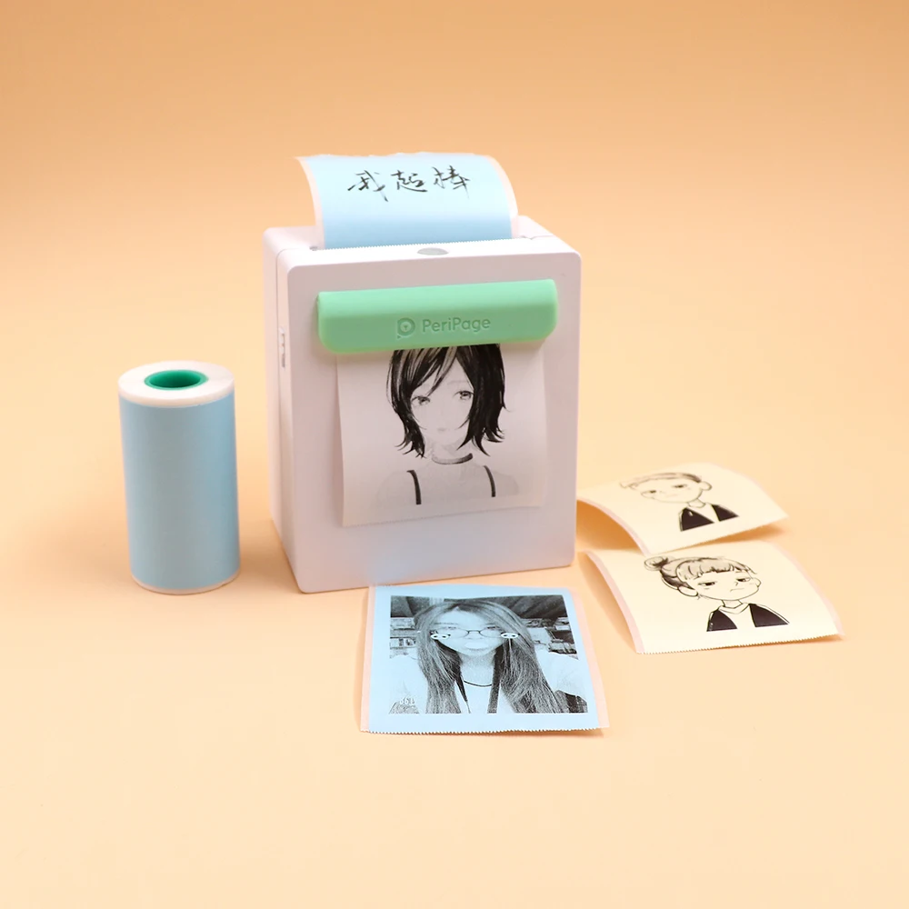 Портативный мини фотопринтер A6 Peripage с Bluetooth карманный Термопринтер для этикеток