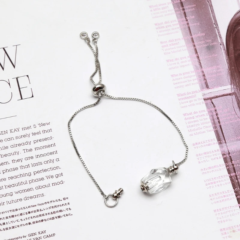 

Perfume Bottle Bracelet Aromatherapy Anxiety Essential Oil Diffuser Bracelet
