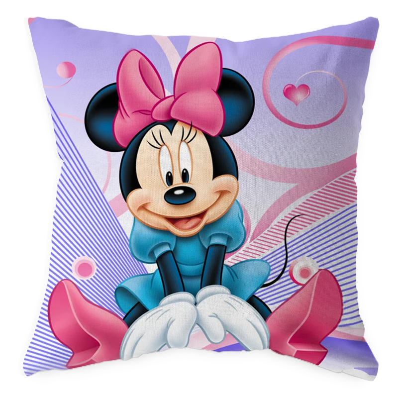 Disney наволочка с мультяшным принтом обниматься Микки и Минни Маус подушка сидения