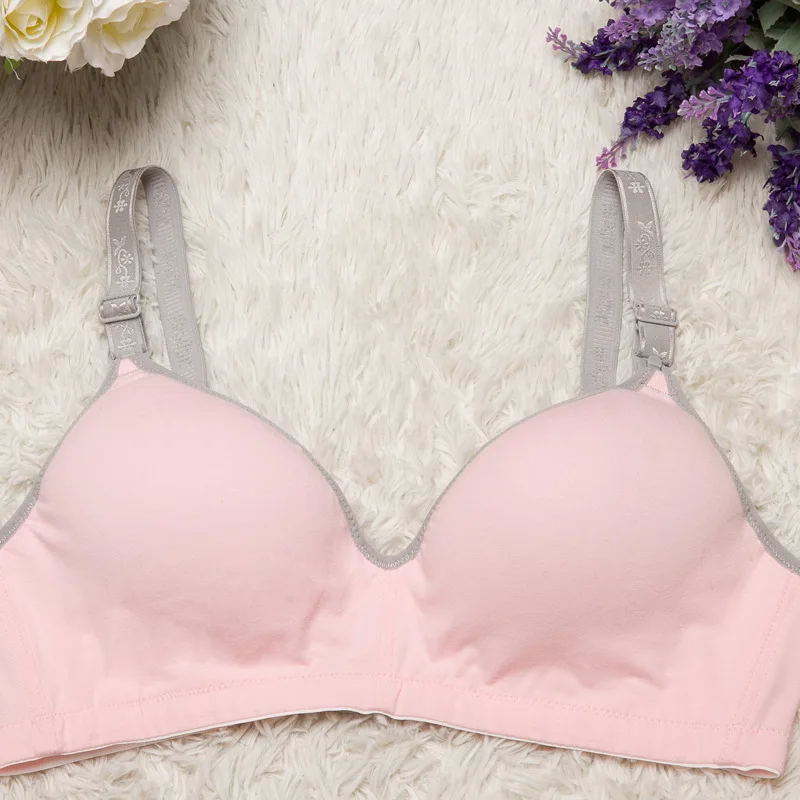 10 Women Soft Lingerie Plus Size Women Full Cup Wireless Bras Sexy Women Push Up Bra Wire Free solid 0448 - Цвет: 10