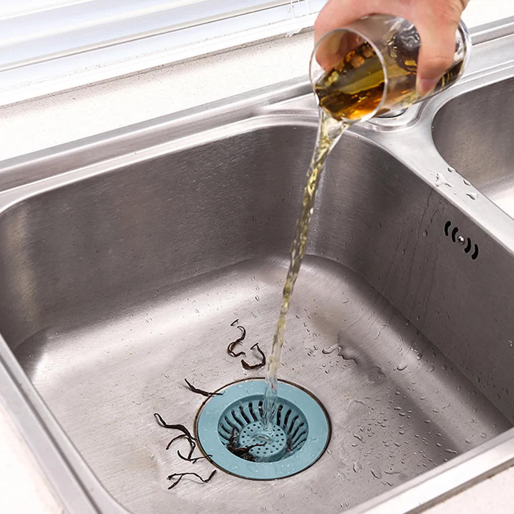 2PC Kitchen Sink Anti-Blocking Leak Net Bathroom Floor Boiler Cover Drain Hair Filter Screen | Обустройство дома